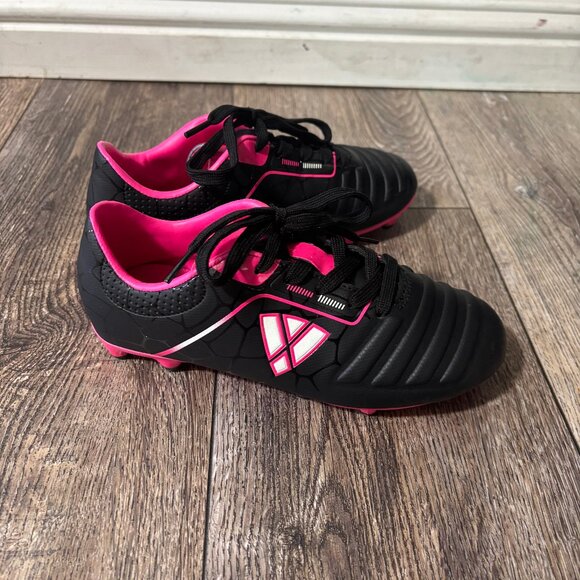 Vizari Other - Girls Vizari Soccer Cleats, Size 1, Black and Pink, worn once on artificial turf